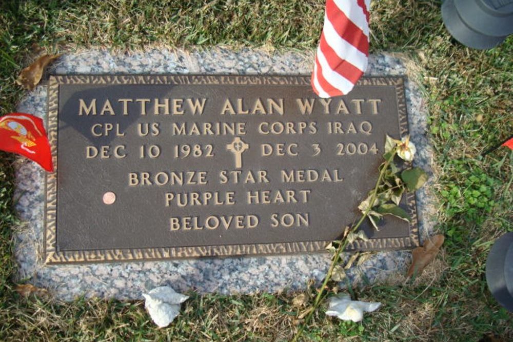 American War Grave Mount Evergreen Cemetery
