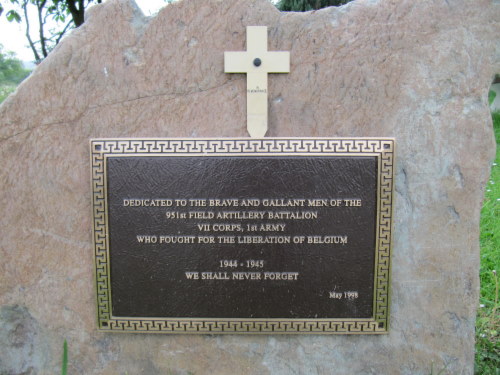 Monument 951st Field Artillery Battalion - Grandmenil #4