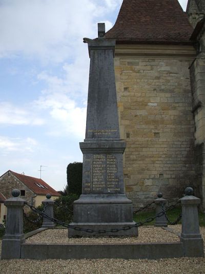 Oorlogsmonument Jouy-le-Moutier #1