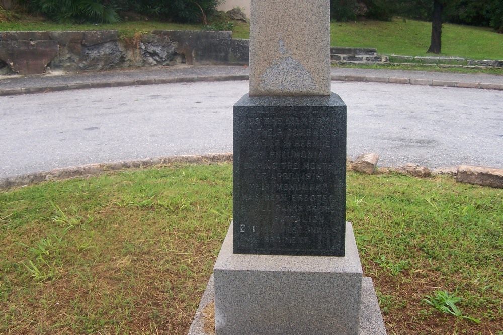 Monument 4th Battalion British West Indies Regiment