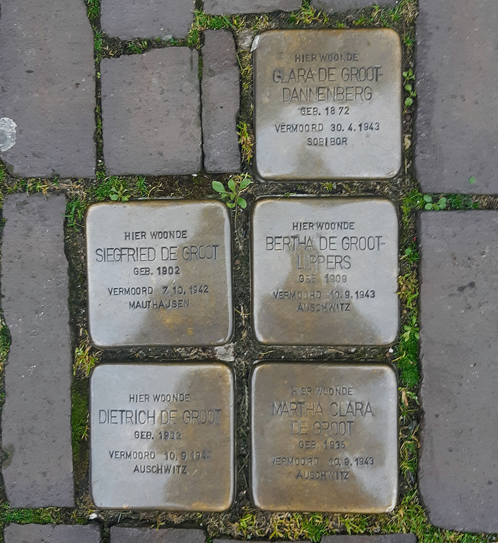 Stolpersteine Sassenstraat 3 #1