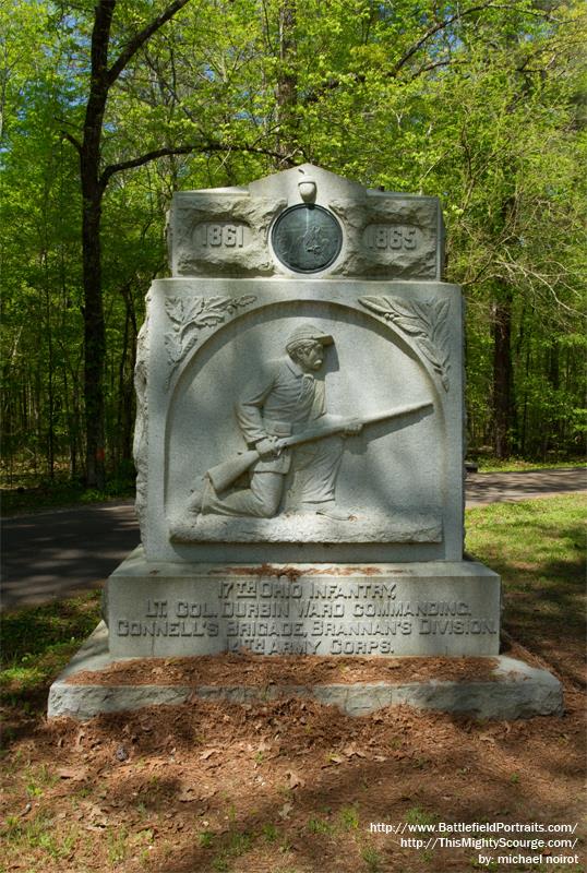 17th Ohio Infantry Monument #1