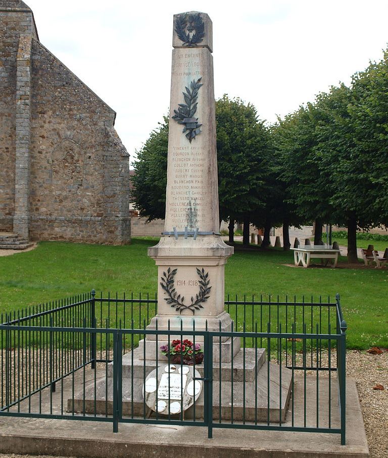 Monument Eerste Wereldoorlog Grange-le-Bocage #1