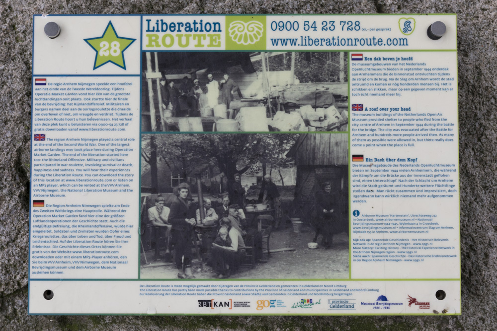 Liberation Route Marker 028: A roof over your head #2