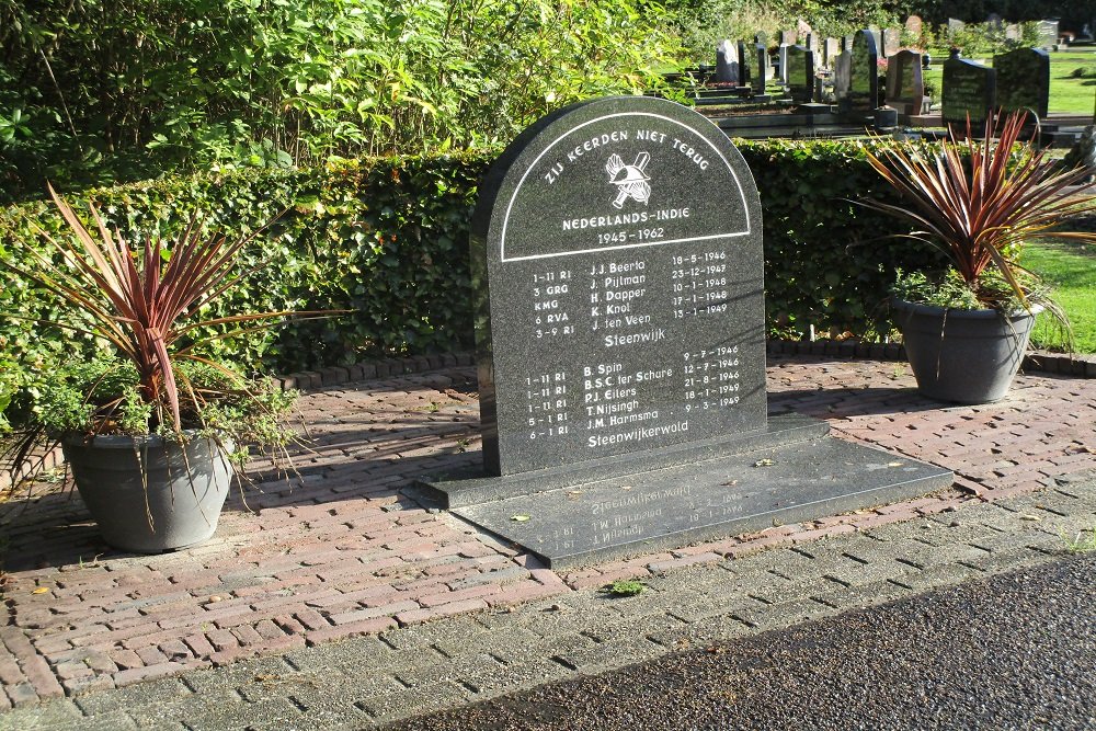 Indi-Monument Begraafplaats Thijhof Steenwijkerwold #3