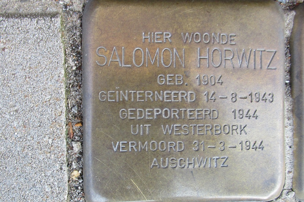 Stolpersteine President Steynstraat 10 #2