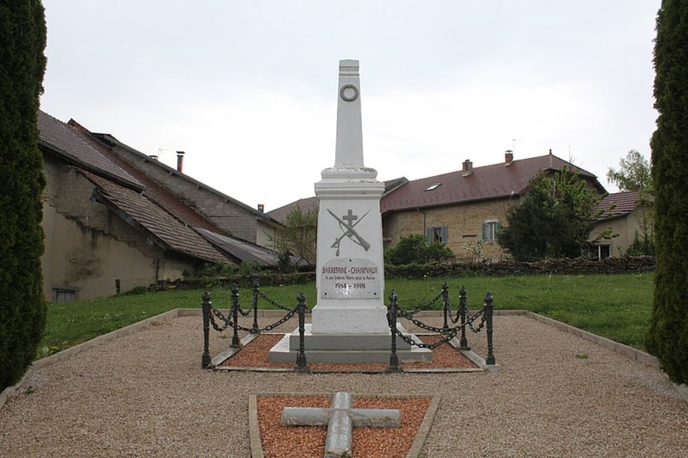 Monument Eerste Wereldoorlog Barretaine #1