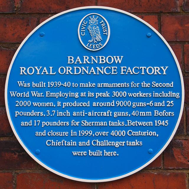 Gedenkteken Barnbow Royal Ordnance Factory