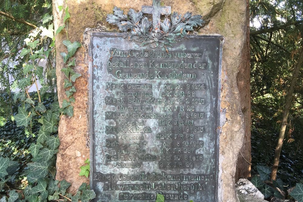 Monument For The Fallen In WW1 And WW2 Kirchdaun #3