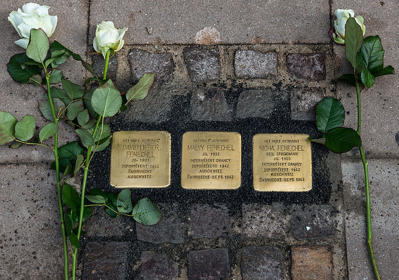 Stolpersteine 41 Rue Michel Rodange #1