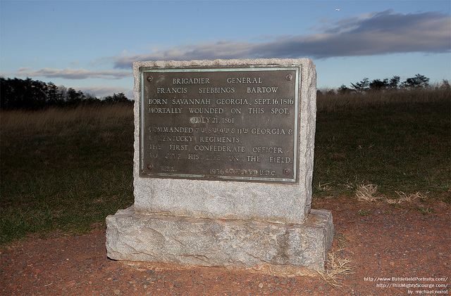 Monument CSA Brigadier General Francis S. Bartow #1