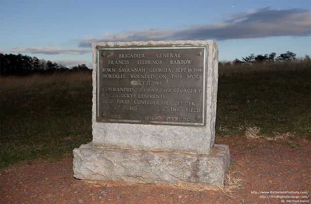 Memorial CSA Brigadier General Francis S. Bartow