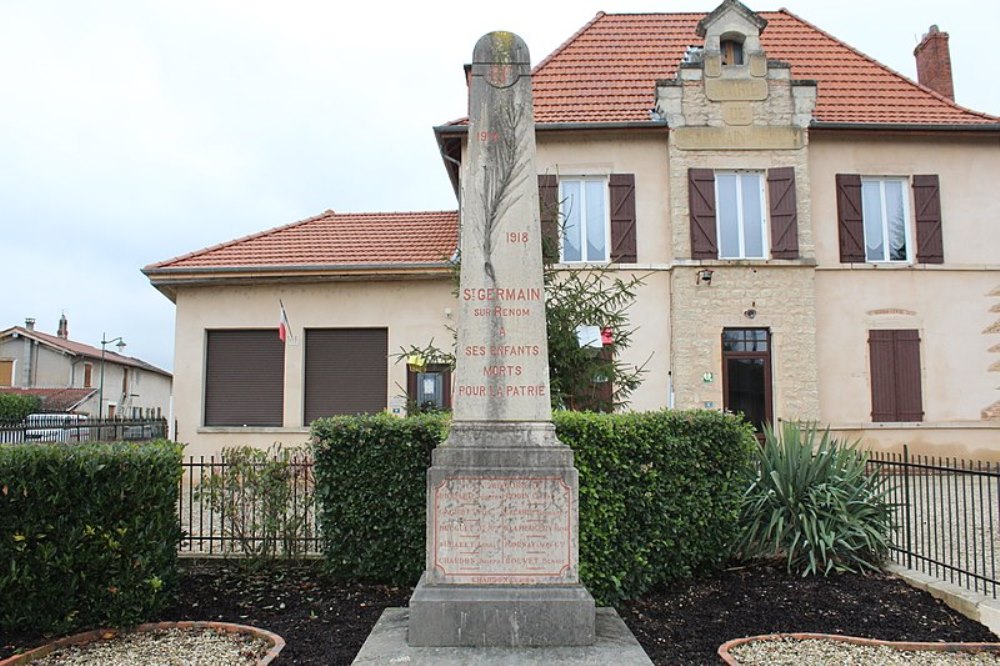 Monument Eerste Wereldoorlog Saint-Germain-sur-Renon #1