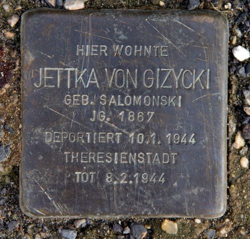 Stolperstein Flotowstrae 1