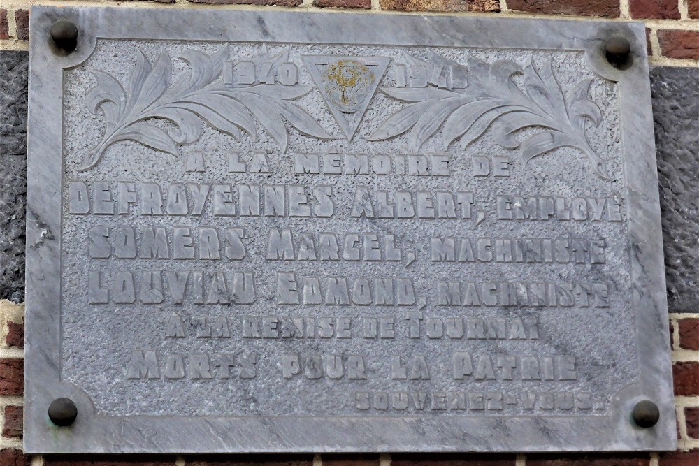 Memorial Victims Railways Tournai #1