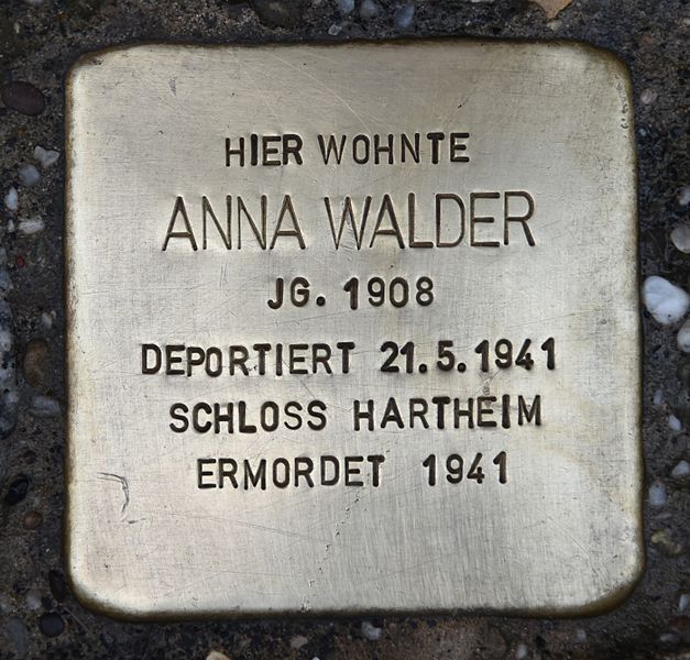 Stolperstein Unterer Markt 2