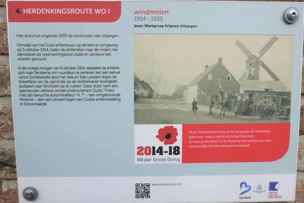 Herdenkingsroute 100 jaar Groote Oorlog - Informatiebord 4 #1