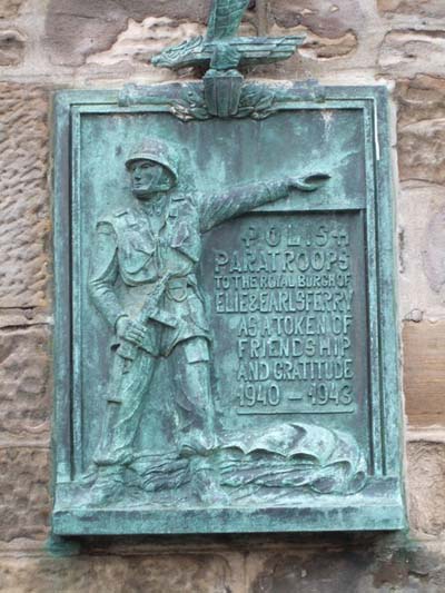 Memorial 1st Polish Parachute Brigade Earlsferry