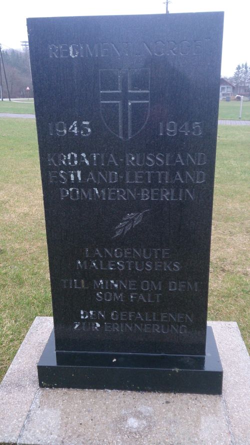 Gedenktekens Waffen-SS Vrijwilligers Sinime #3