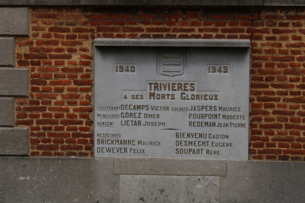 Monument Tweede Wereldoorlog Trivières	 #2