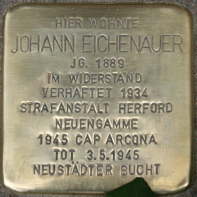 Stolperstein Schlangenwallstrae 9 #2