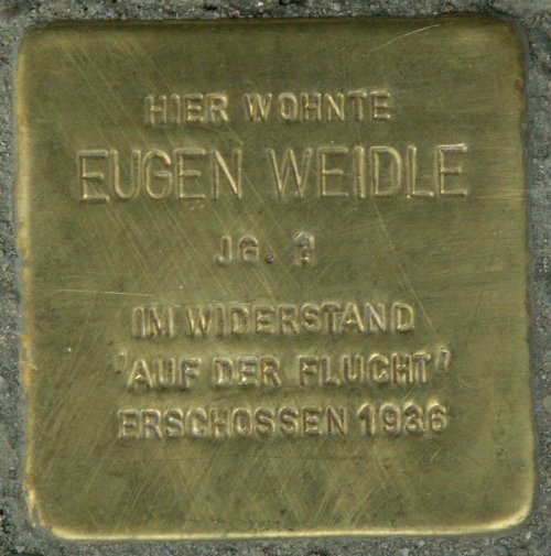 Stolperstein Zehnthofstrae 6 #1