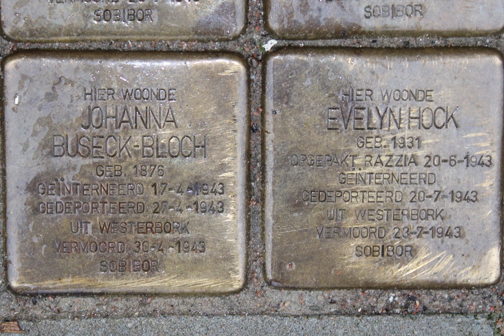 Stolpersteine Murillostraat 8 #3