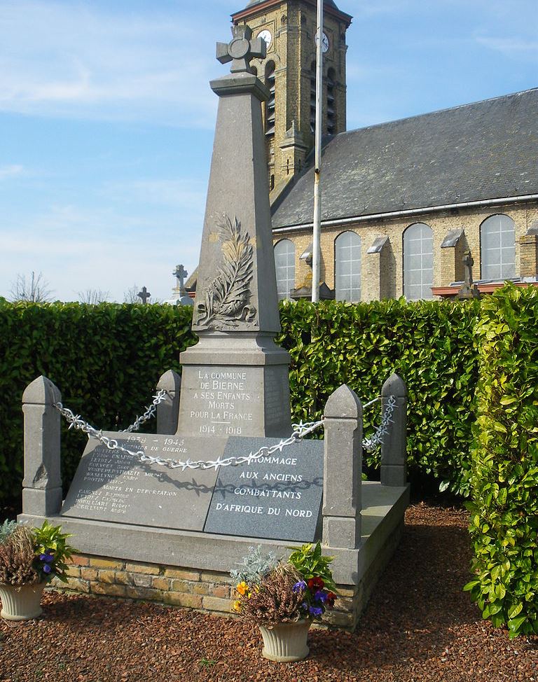 Oorlogsmonument Bierne