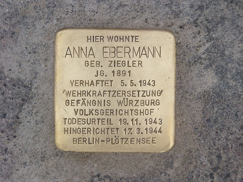 Stolperstein Lilienweg 6