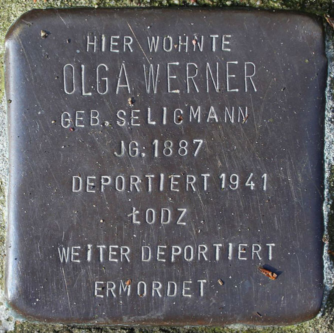 Stolpersteine Woldsenweg 16 #2