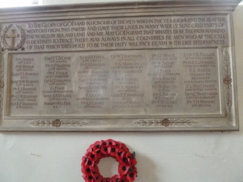 War Memorial St. Peter Church #1