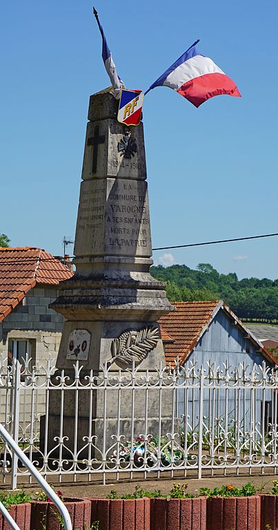 Monument Eerste Wereldoorlog Varogne