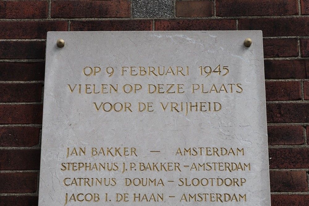 Monument Executie 9 Februari 1945 Zaandam #1