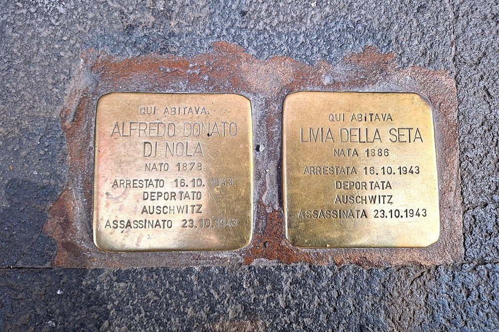 Stumbling Stones Via Arenula 83 #1