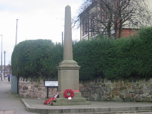 Oorlogsmonument Bucknall #1