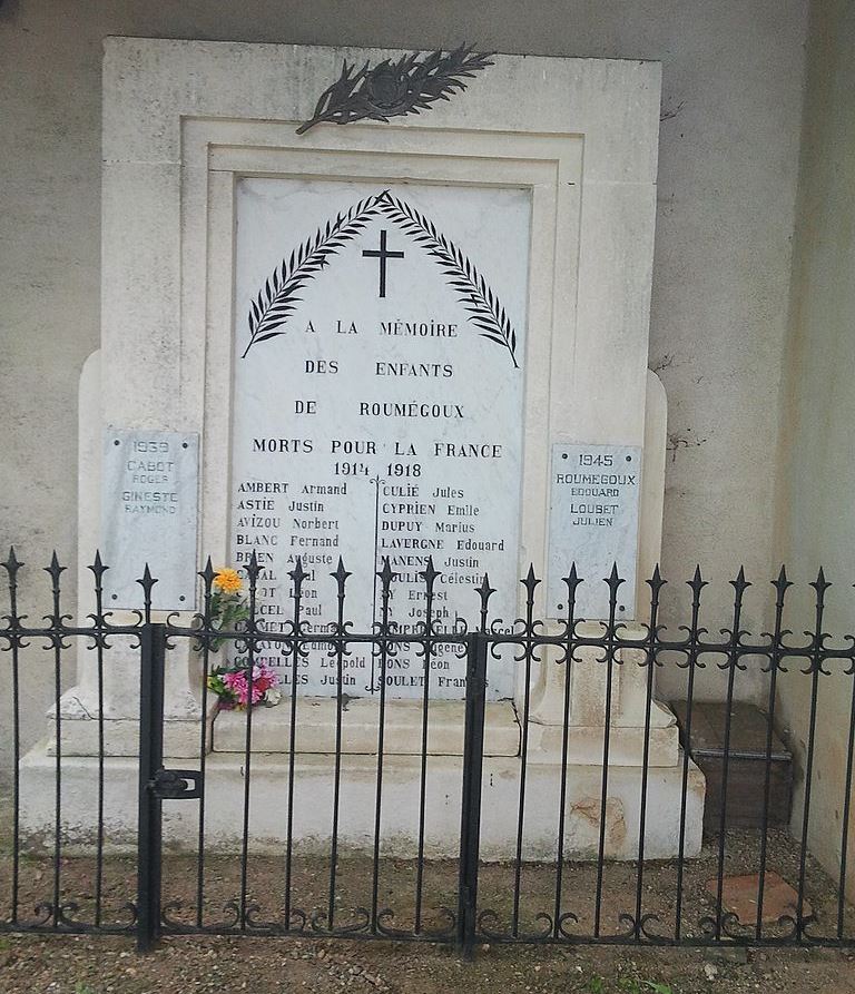 War Memorial Roumgoux