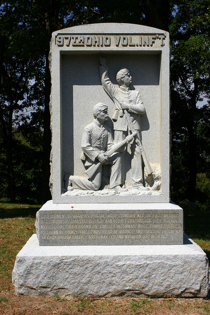 Monument 97th Ohio Volunteer Infantry #1