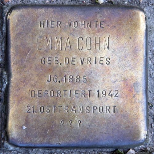 Stolpersteine Kreuzbergstrae 3 #1