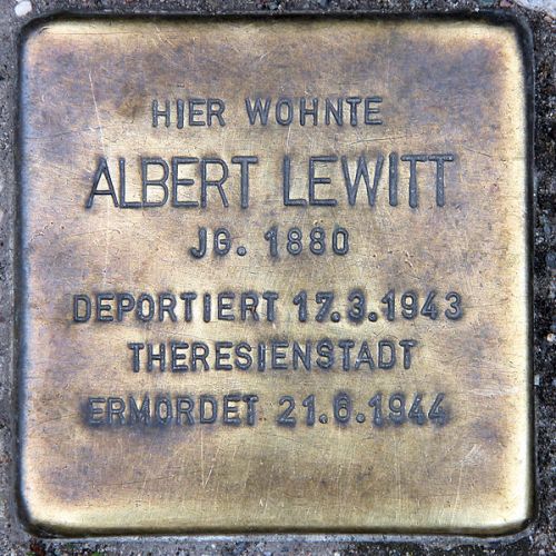 Stolpersteine Welserstrae 2 #1