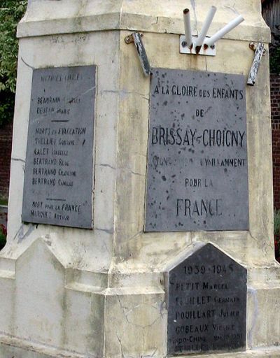 War Memorial Brissay-Choigny #3
