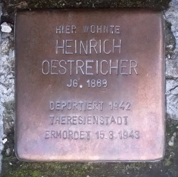 Stumbling Stone Viktor-Scheffel-Straße 19 #1