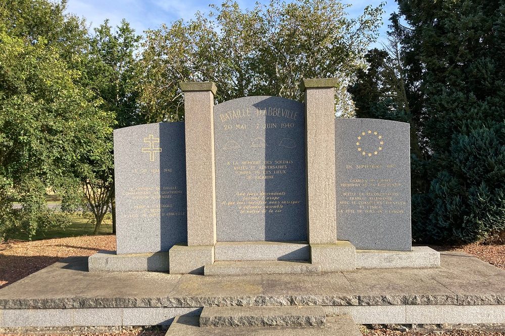 Monument Slag Om Abbeville, Huppy