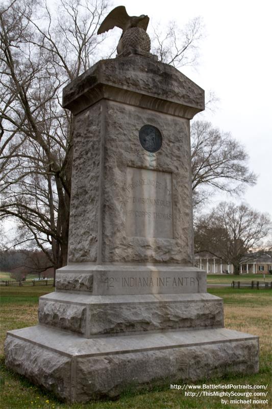 Monument 42nd Indiana Infantry Regiment