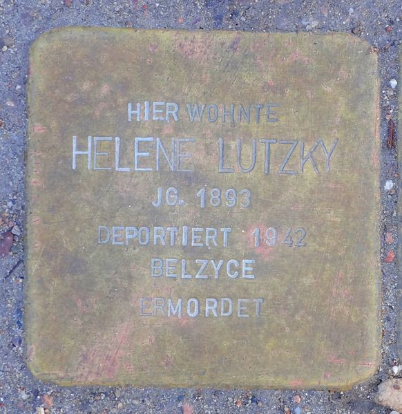 Stolpersteine Schlichtenstrae 41 #1