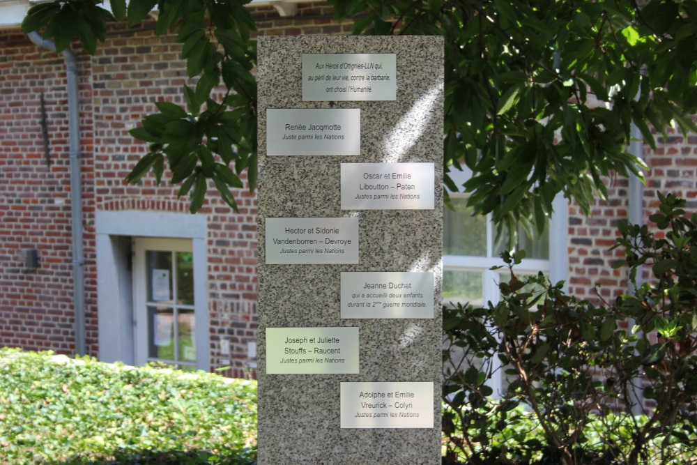 Memorial Righteous Among the Nations Ottignies #2