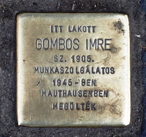 Stolperstein Baross Gbor t 4