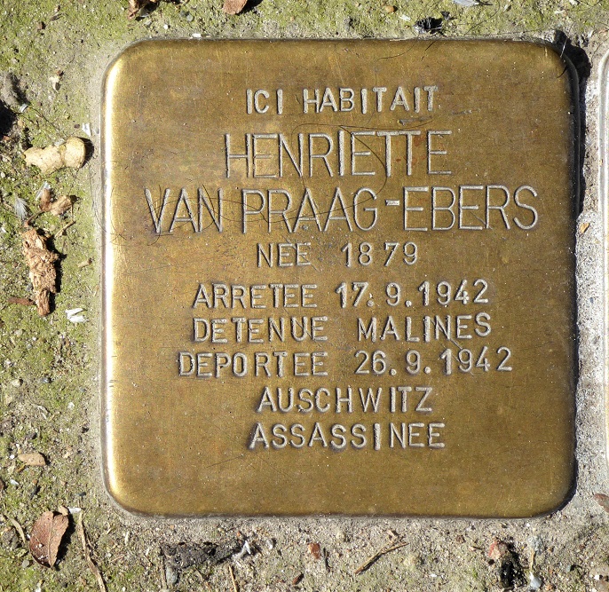 Stolpersteine Georges Moreaustraat 51 #2