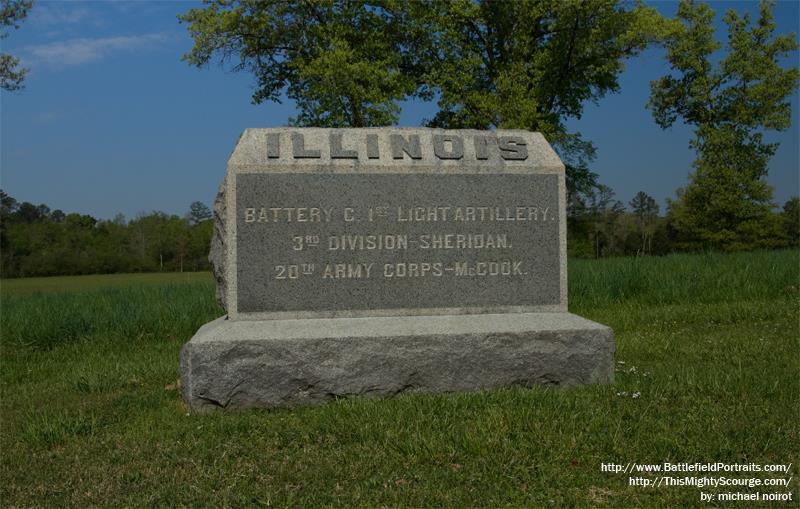 Monument 1st Illinois Light Artillery - Battery C