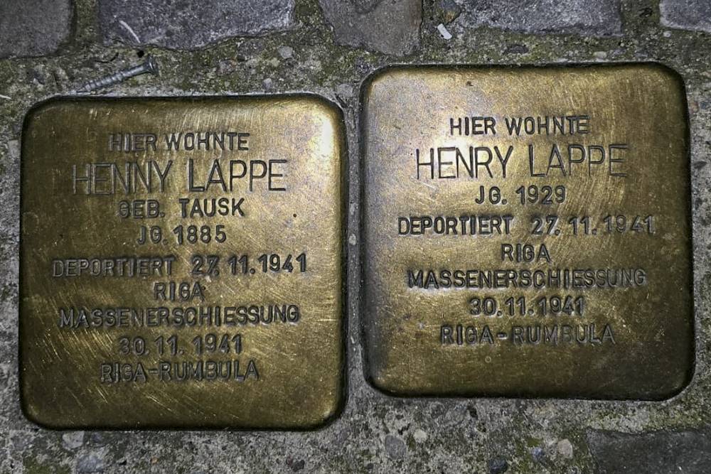 Stolpersteine Mommsenstraße 6 #4