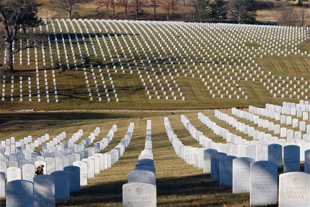 Amerikaanse Oorlogsgraven Leavenworth National Cemetery